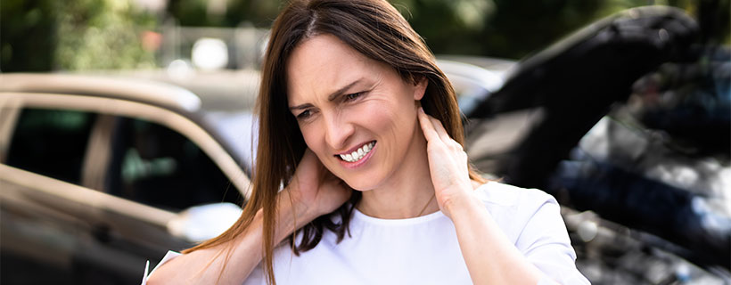 patient needing whiplash chiropractor in Newport Beach CA